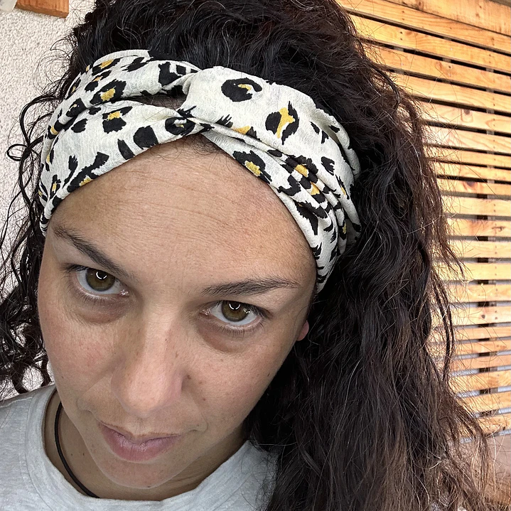 Cintillo animal print ajustable  3
