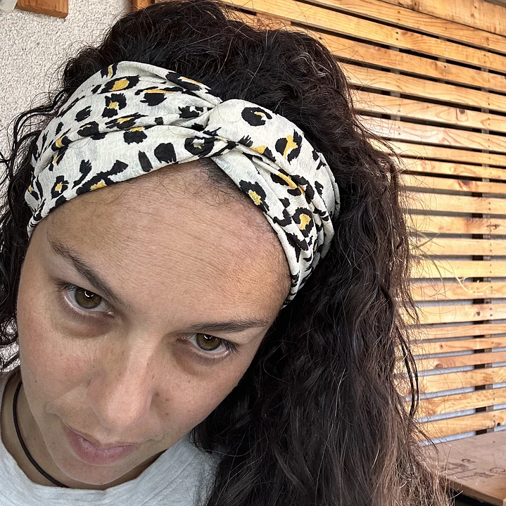 Cintillo animal print ajustable  4