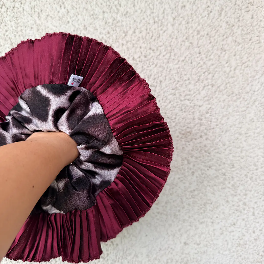 Rumba Josefina animal print burdeo  1