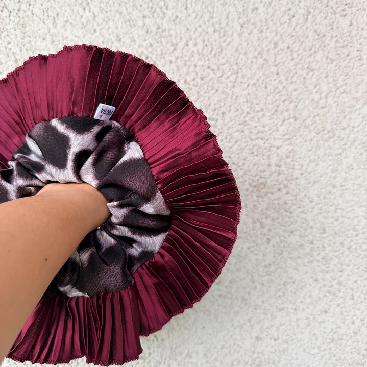Rumba Josefina animal print burdeo  1