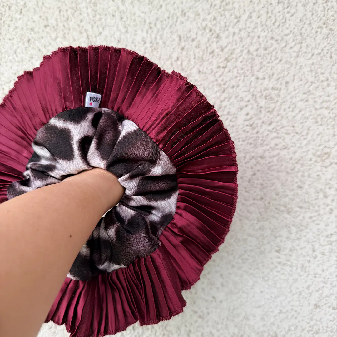 Rumba Josefina animal print burdeo  3