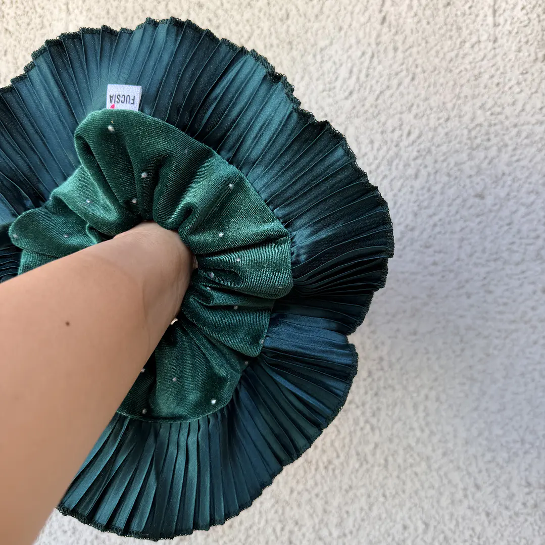Josefina verde terciopelo  1