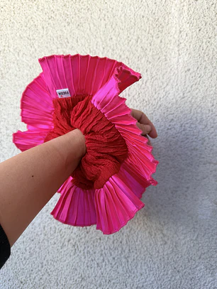 Rumba Josefina roja textura - fucsia 
