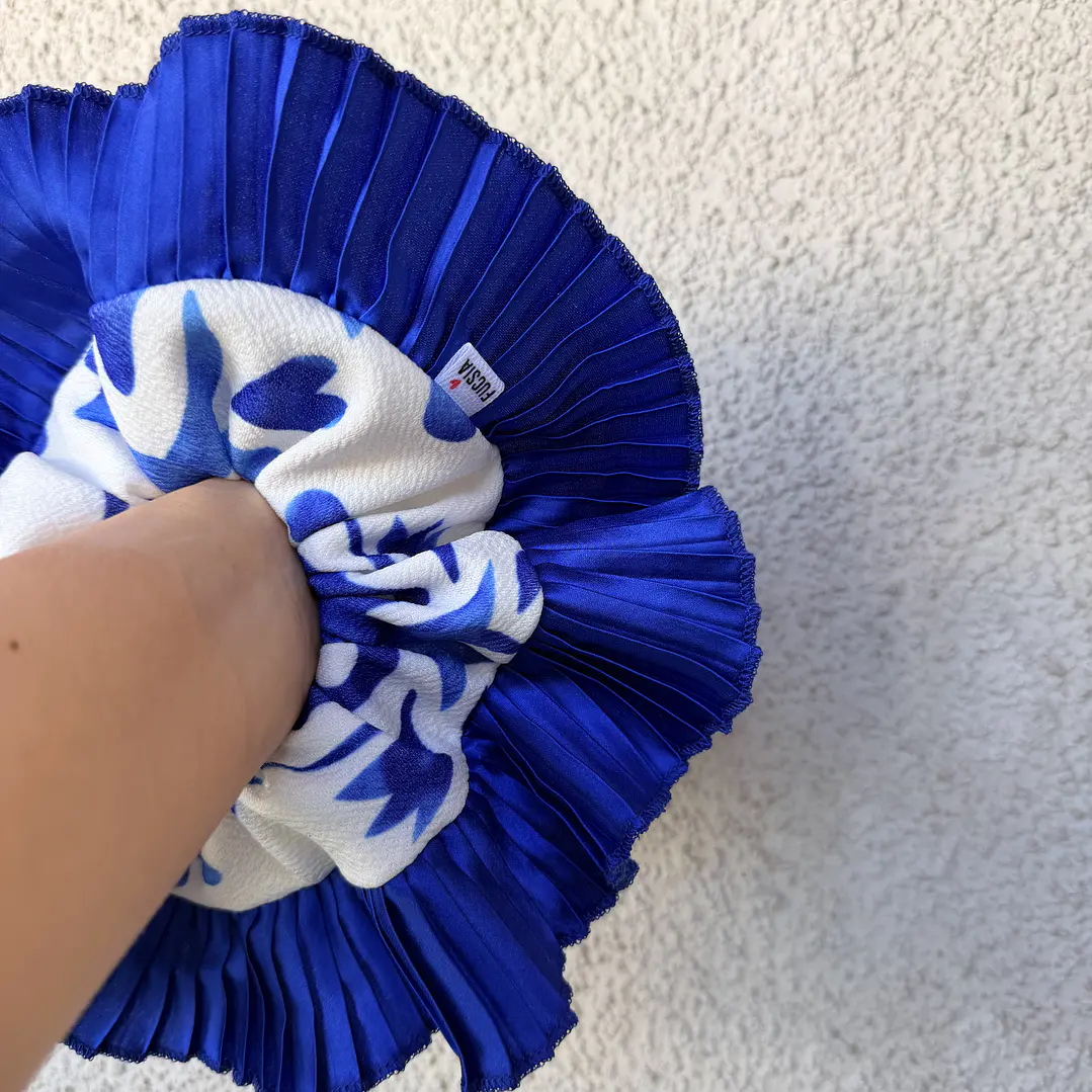 Rumba Josefina azul rey diseño  1