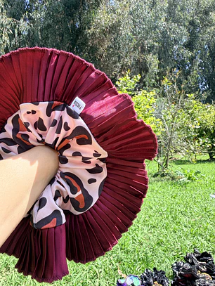 Josefina animal print burdeo 