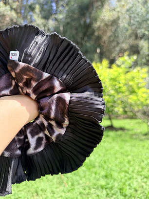Rumba Josefina animal print negra 