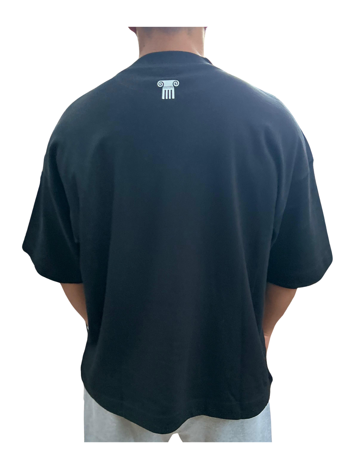 Polera Heavyweight Oversize Negra Streetwear – Fuerza Bruta Essentials 3