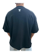 Polera Heavyweight Oversize Negra Streetwear – Fuerza Bruta Essentials - Miniatura 3