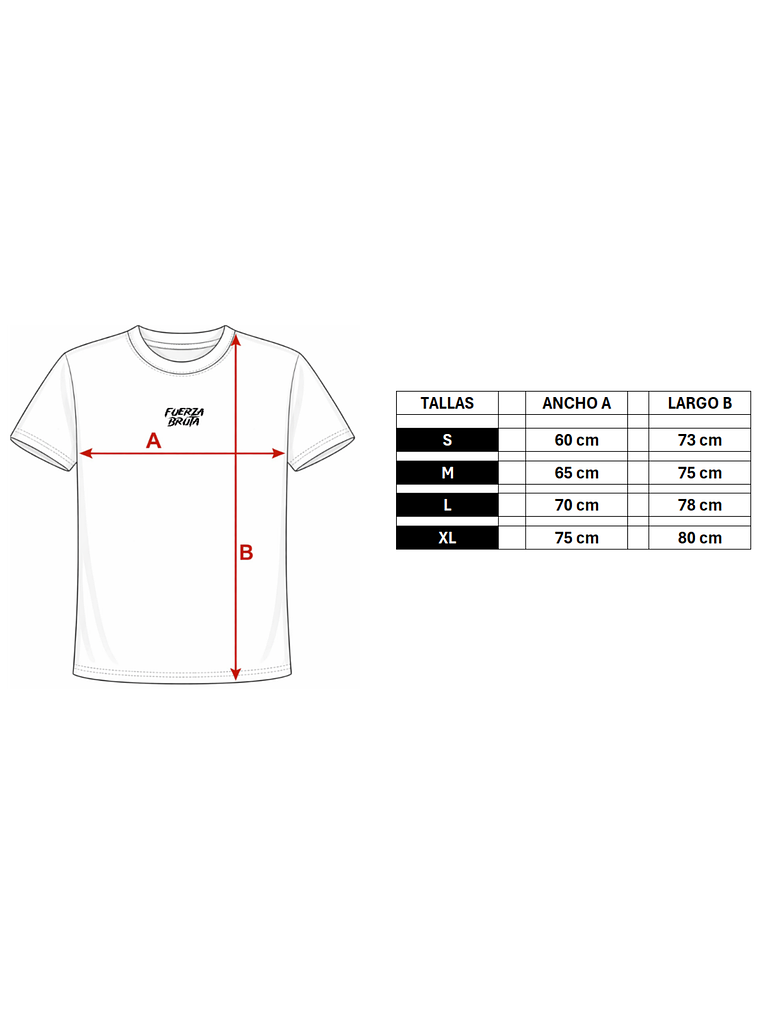 Polera Heavyweight Arena Loose Fit – Fuerza Bruta Essentials 4