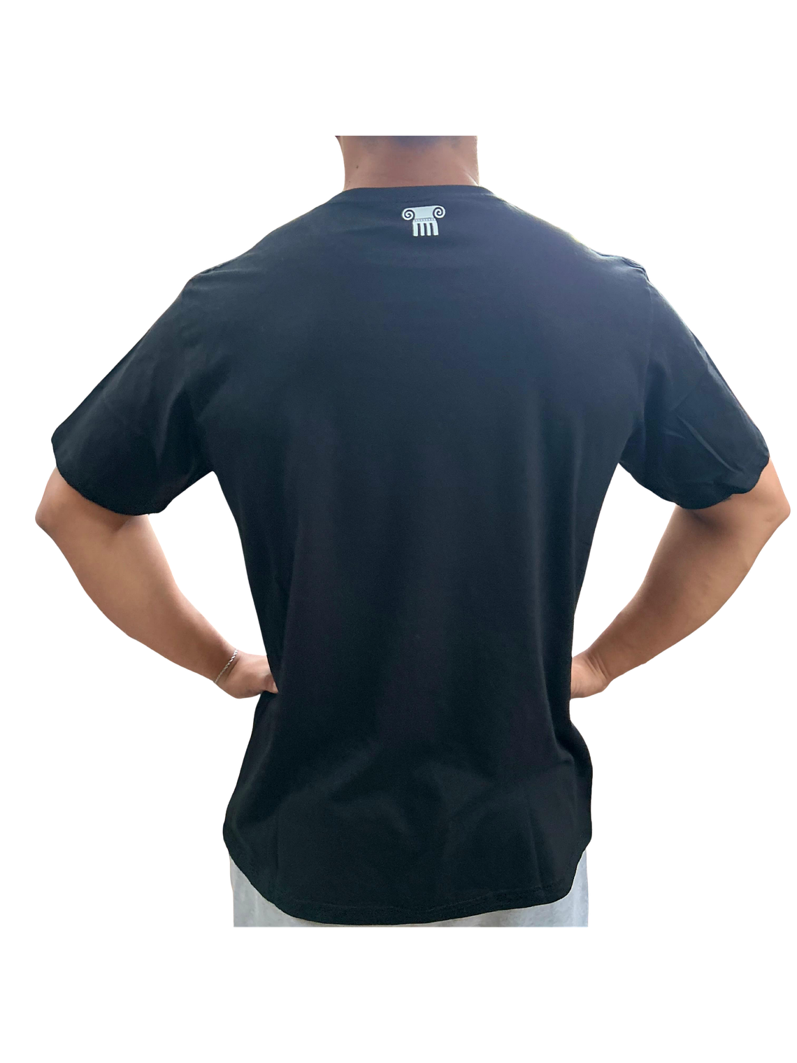 Polera Negra Regular Fit 190g – Fuerza Bruta Essentials 2