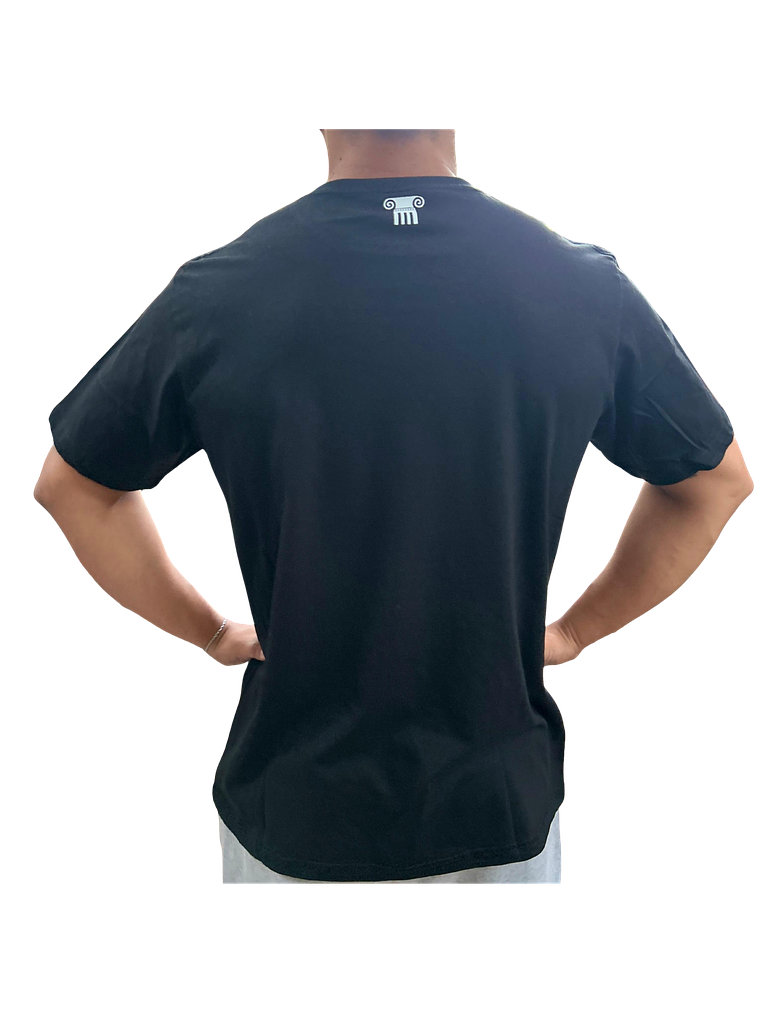 Polera Negra Regular Fit 190g – Fuerza Bruta Essentials 2