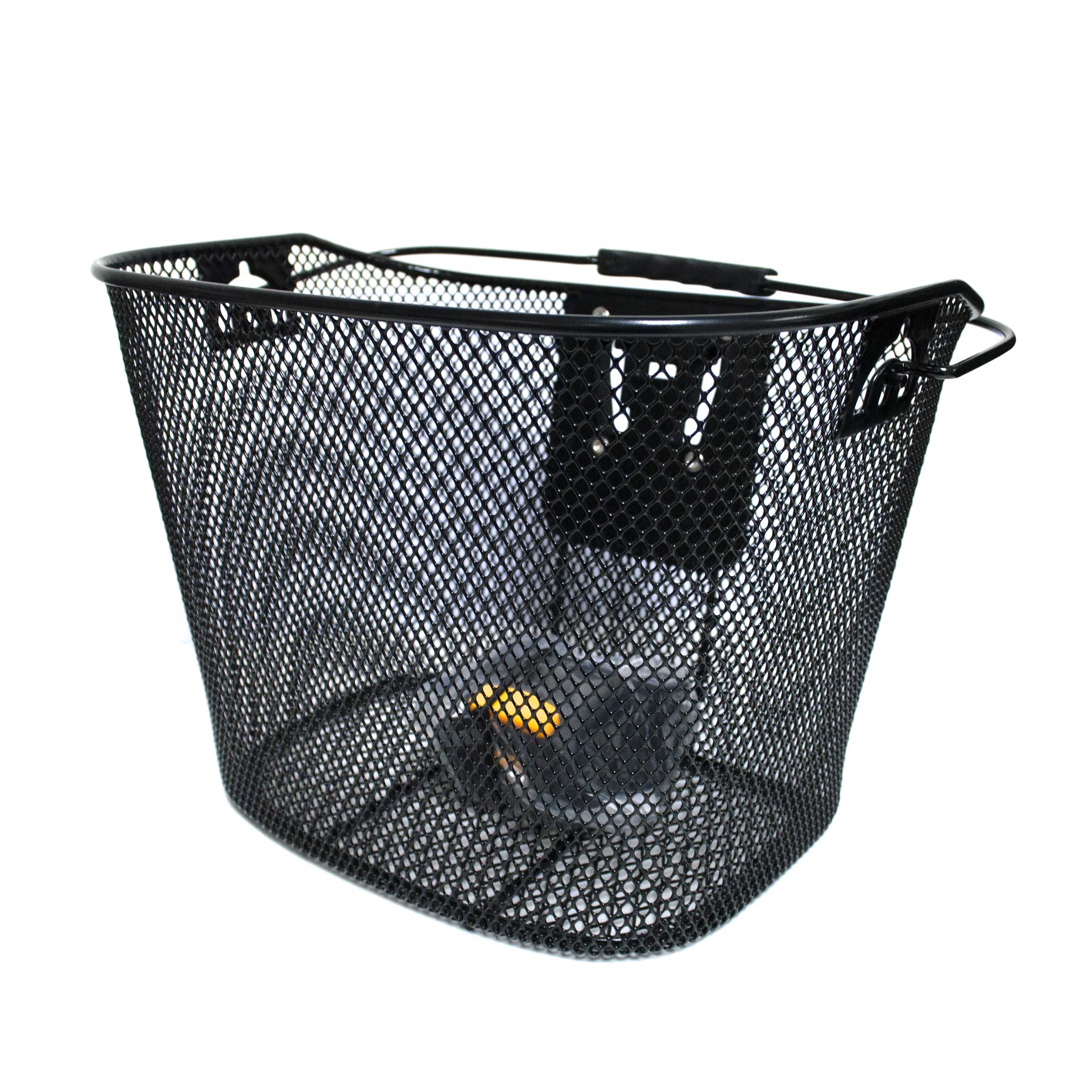 Canasto  Negro Con Bracket