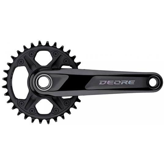 VOLANTE SHIMANO FC-M6100-1 DEORE, FOR REAR 12-SPEED, 2-PCS FC, 175MM, 32T W/O CG, W/O BB PARTS, FOR
