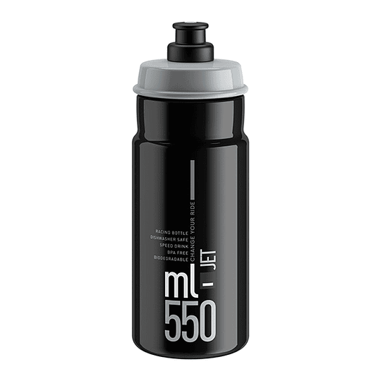 CARAMAGIOLA ELITE JET BLACK GREY LOGO 550 ML 0190403