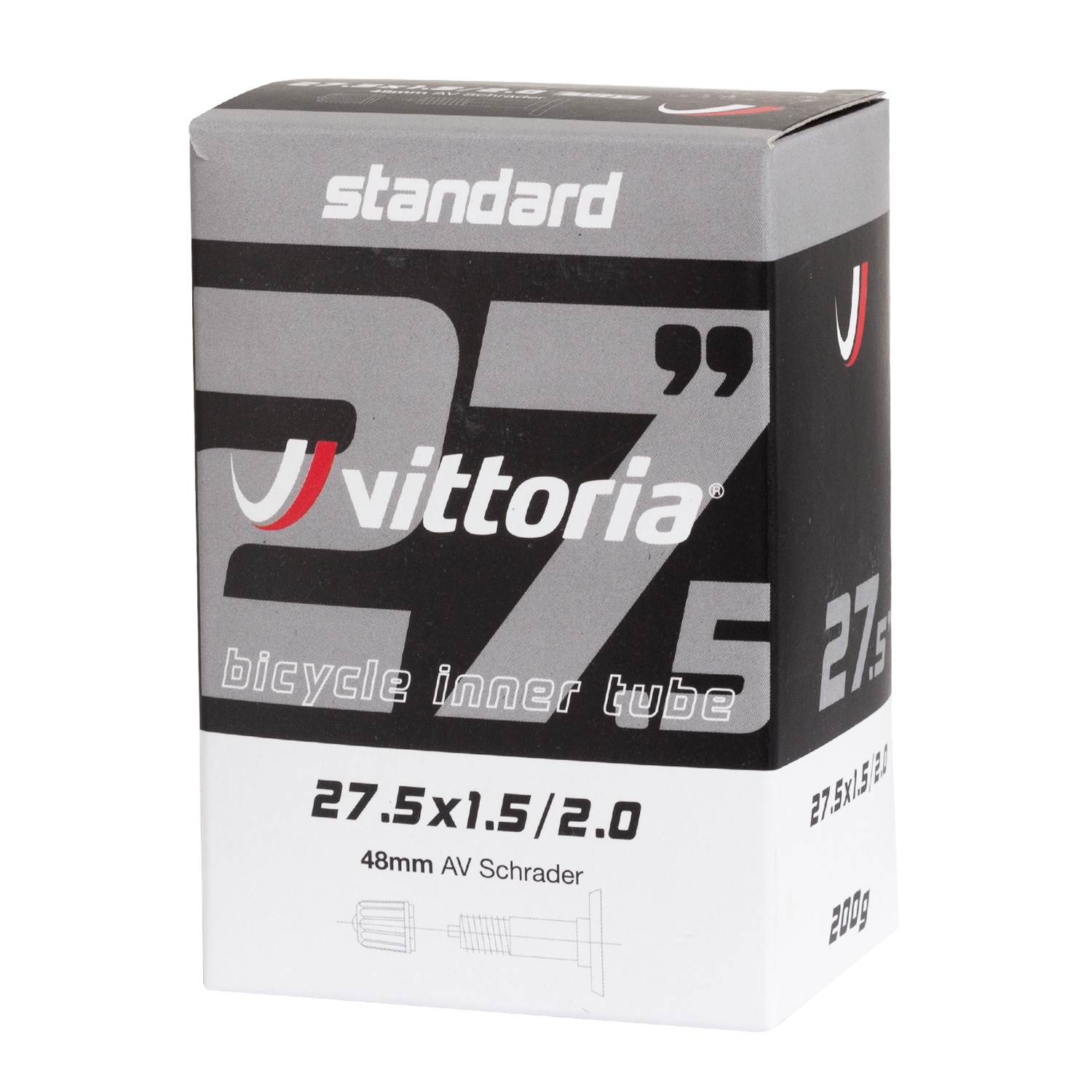 Camara Vittoria 27.5 X 1.5/2.0 Standard Av Schrader 48Mm 1Ta00029