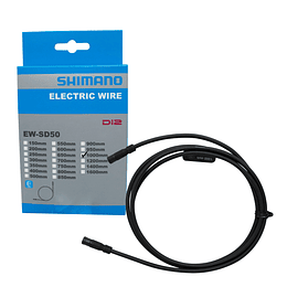 CABLE ELECTRICO SHIMANO EW-SD50,1000MM BLACK, IND.PACK IEWSD50L100 J