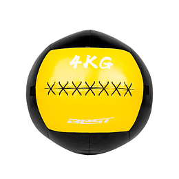 BALON MEDICINAL BEST 4KG BLACK/YELLOW JY3160-4