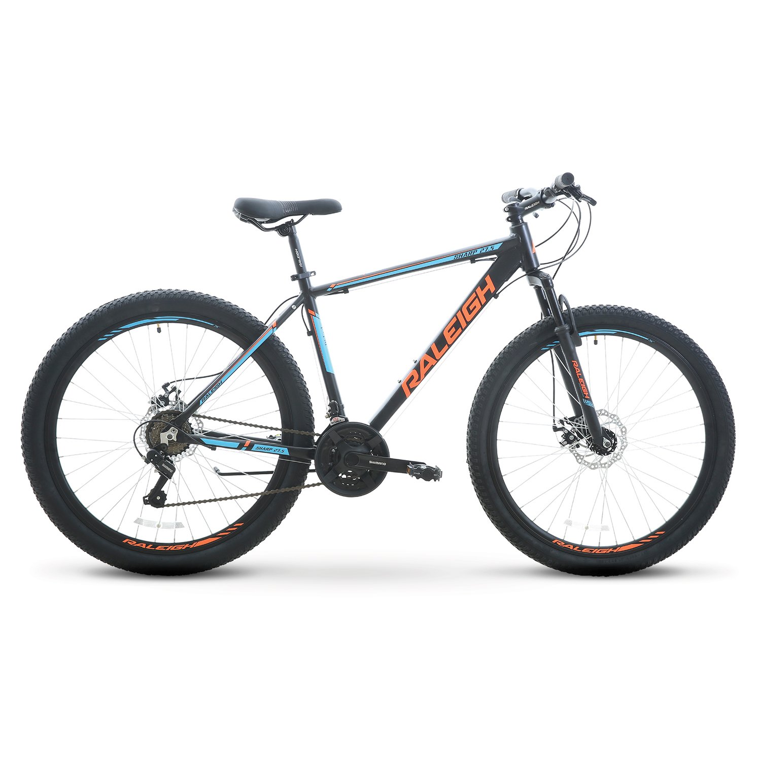Bicicleta Raleigh Sharp Negro / Naranja - Aro 27.5