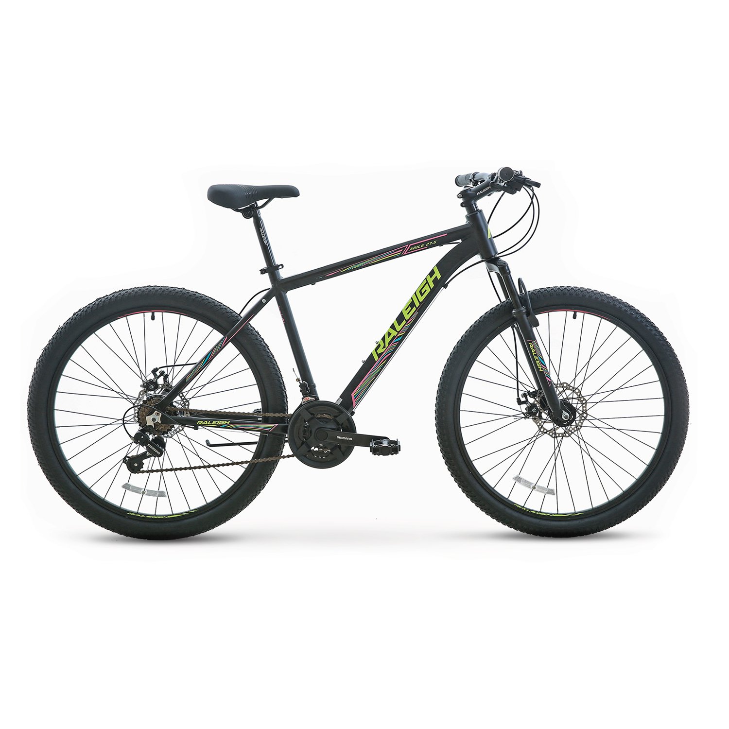 Bicicleta Raleigh Agile Negro / Amarillo - Aro 27.5