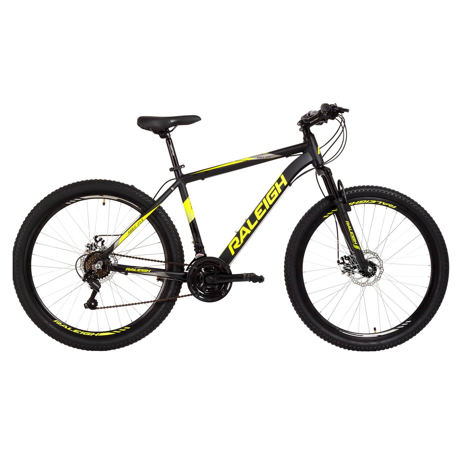 Bicicleta Raleigh Agile Negro / Amarillo - Aro 27.5