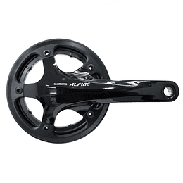 VOLANTE SHIMANO FC-S501 ALFINE, HOLLOWTECH 2 STYLE WITH SOLID CRANK, 170MM 39T, W/CG(DOUBLE),W/BB PA