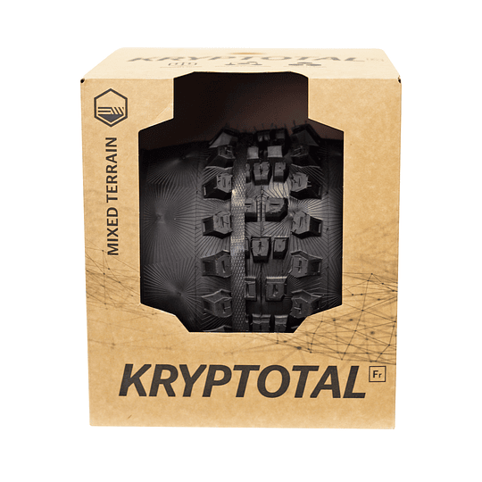 Neumático Continental Kryptotal-F Downhill Supersoft Black/Black Foldable Skin 29 X 2.40