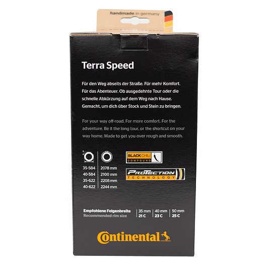 Neumático Continental Terra Speed Protection Black Foldable Skin  27.5 X 1.50