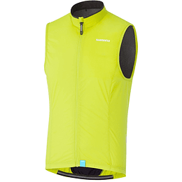 Corta viento Hombre Shimano compact wind vest, amarillo neon EUR:XXXL