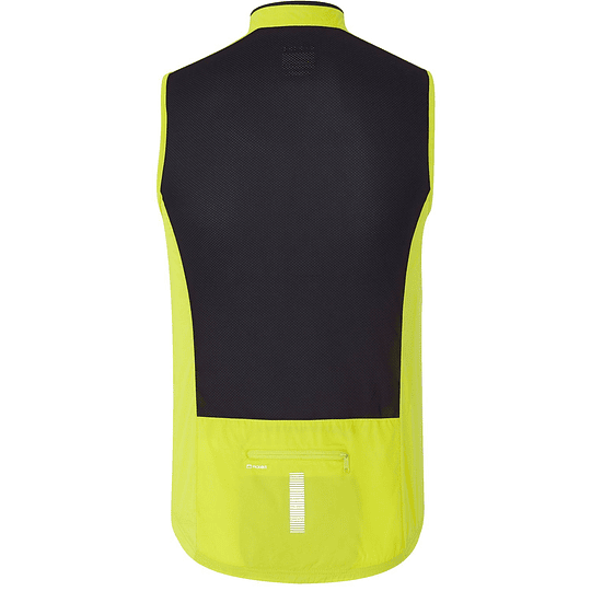 Corta viento Hombre Shimano compact wind vest, amarillo neon EUR:XXXL