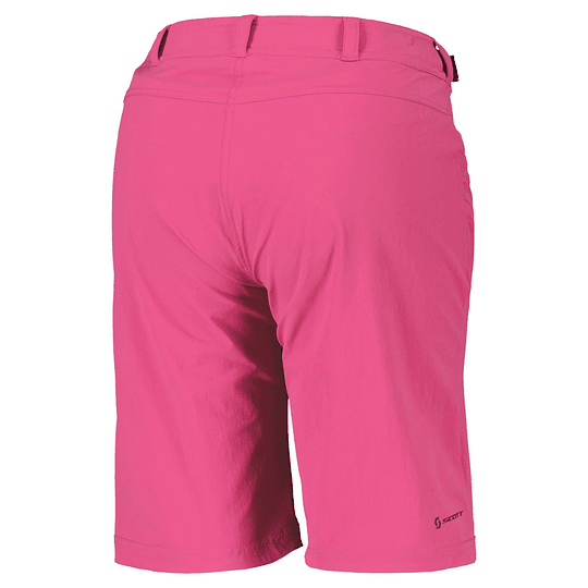 Malla Corta Mujer Scott Trail Flow Rosa Carmín L