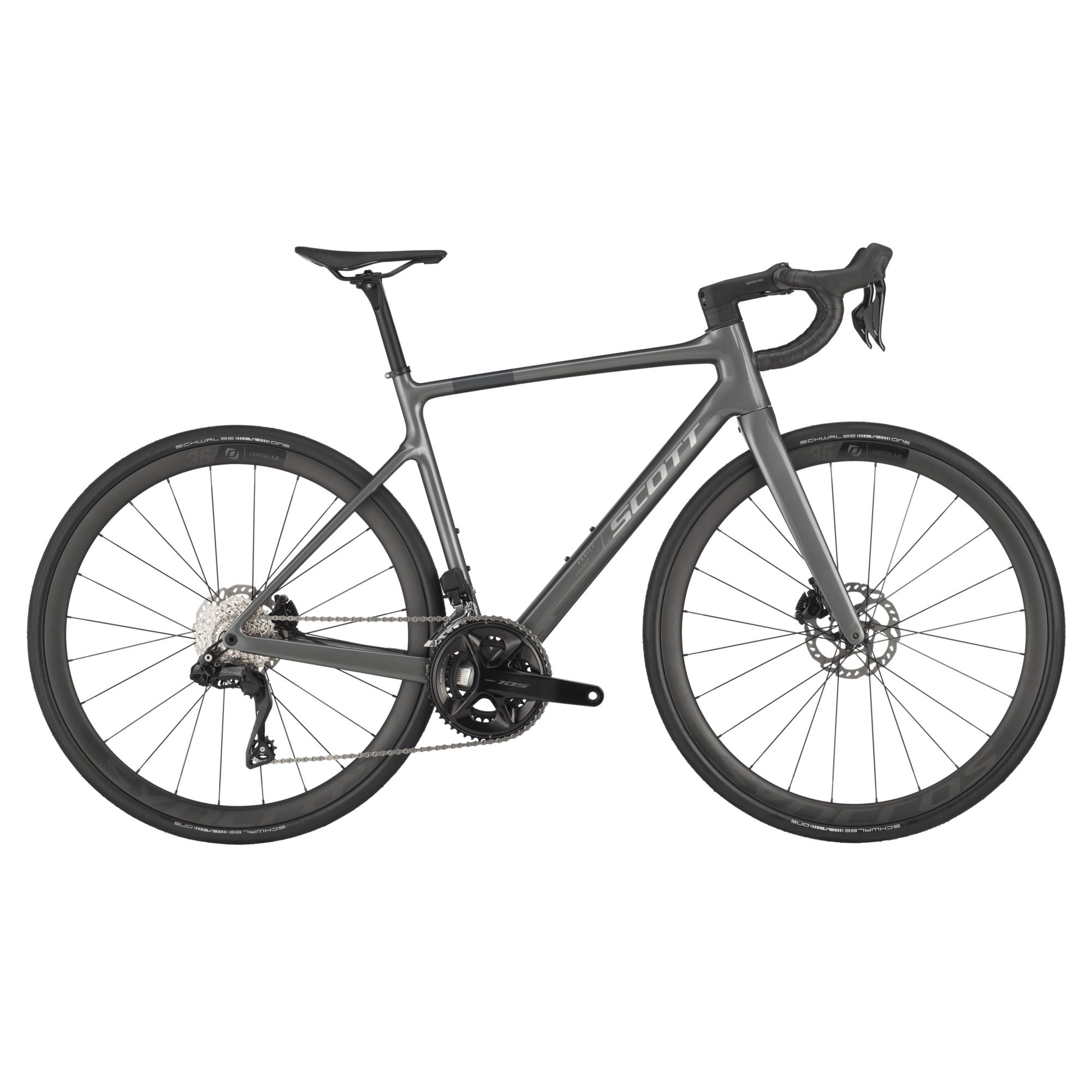 USA、Scott、sub30、アルミクロスバイク、Diore‼️ Bicicleta Scott Addict 30 Slate Grey 105 Di2 Ruedas Carbono