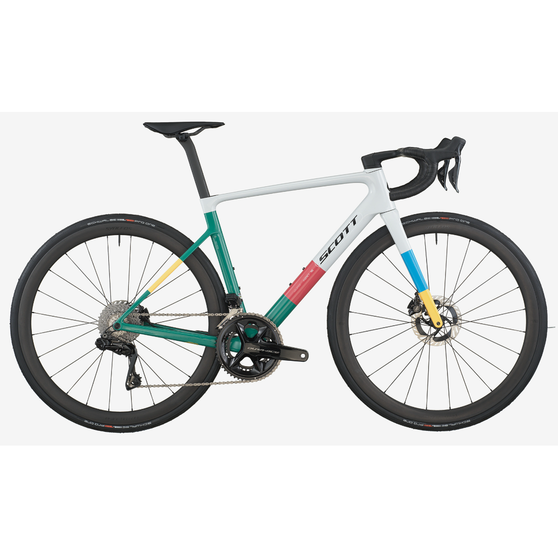 Bicicleta Scott Addict RC Pro beluga grey/seashore green 1