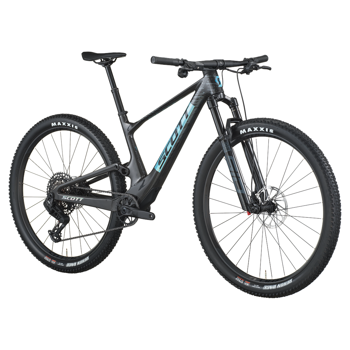 Bicicleta Scott Spark RC Team Carbon Black SRAM S1000 AXS 12V 2