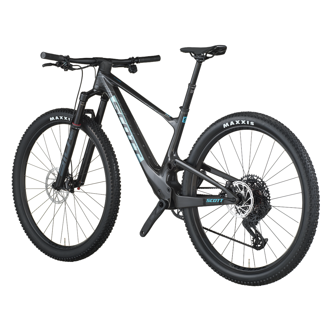 Bicicleta Scott Spark RC Team Carbon Black SRAM S1000 AXS 12V 7