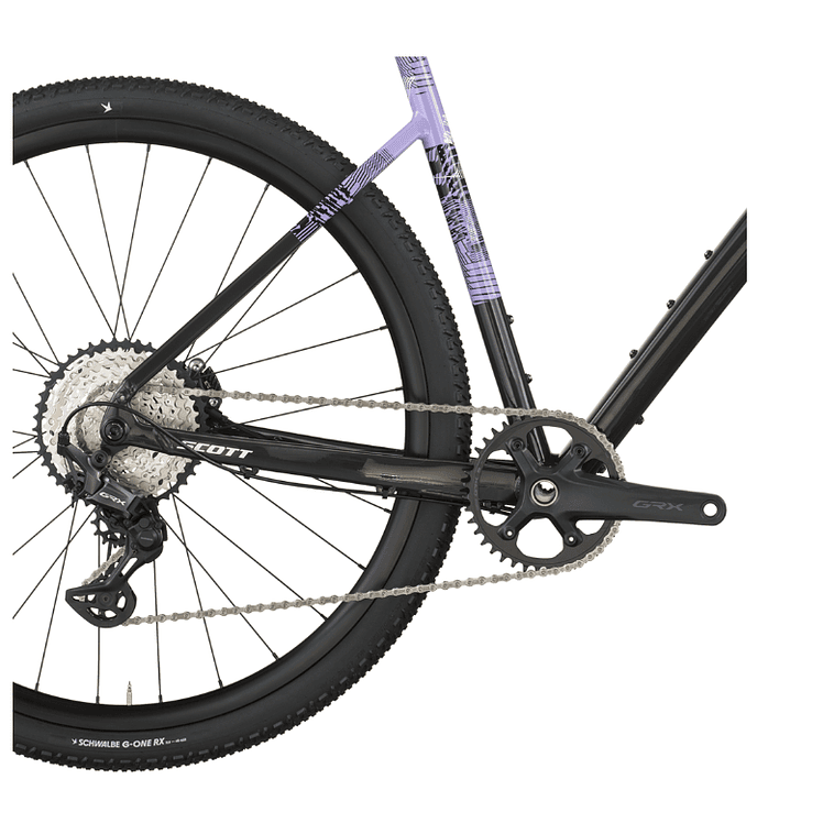 BICICLETA SCOTT SPEEDSTER GRAVEL 10 BLACK/VIOLET GRX 5
