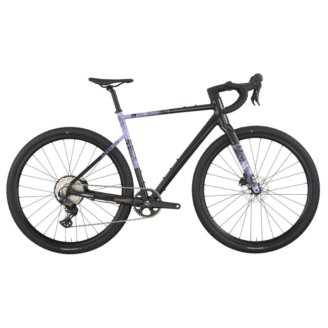 BICICLETA SCOTT SPEEDSTER GRAVEL 10 BLACK/VIOLET GRX 1