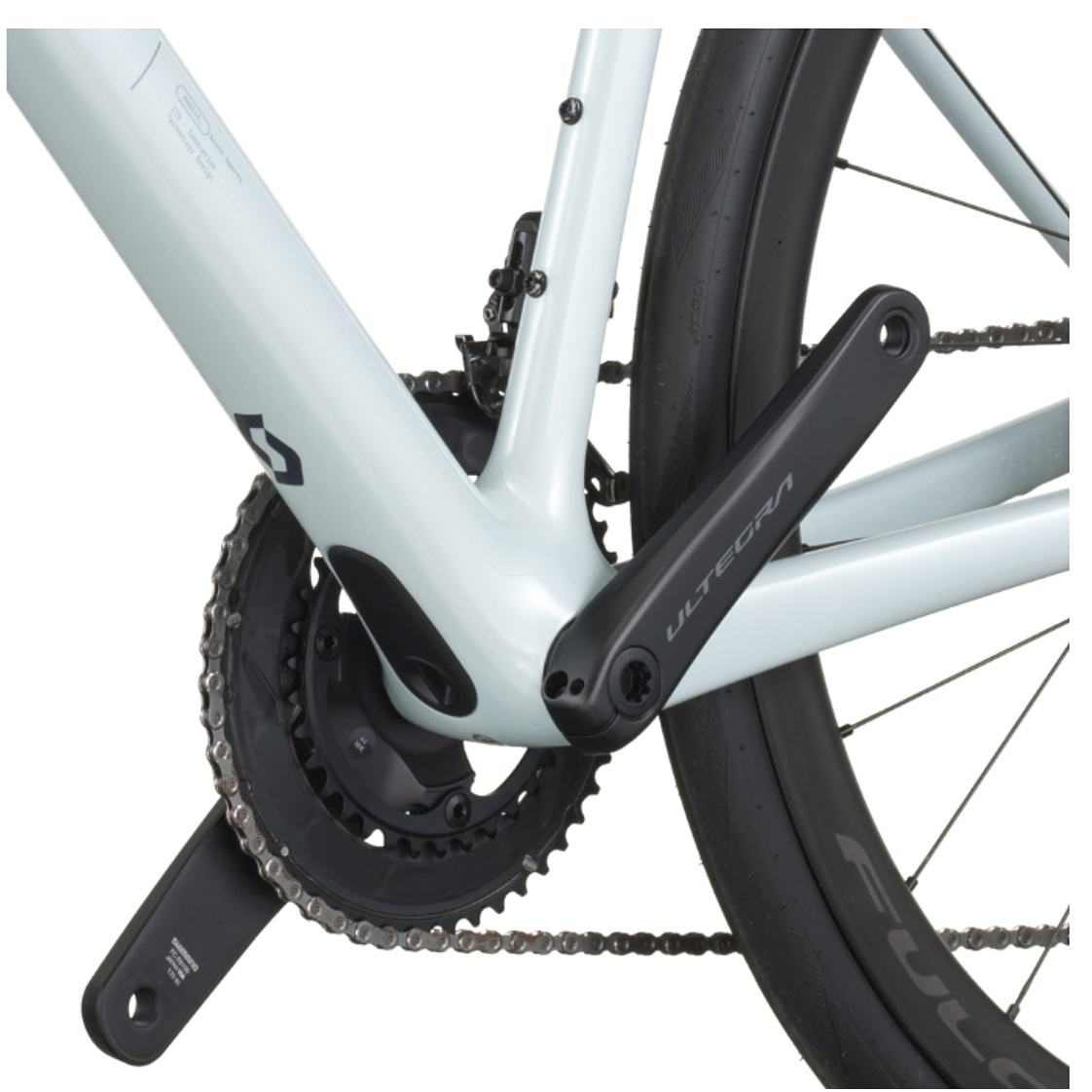 Bicicleta Scott Addict 20 Cumulus White Ultegra Di2 4