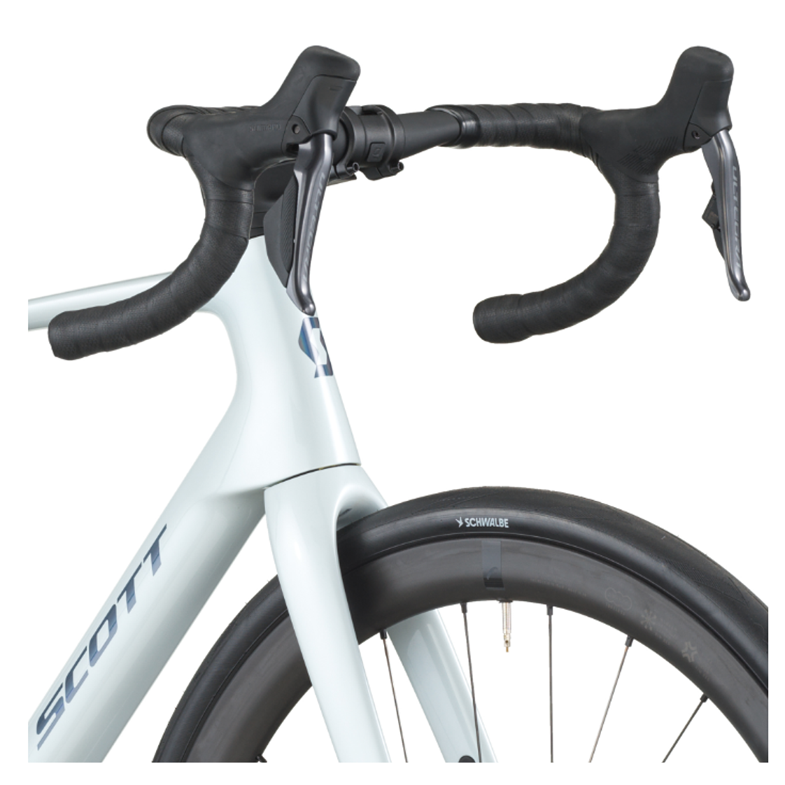 Bicicleta Scott Addict 20 Cumulus White Ultegra Di2 5