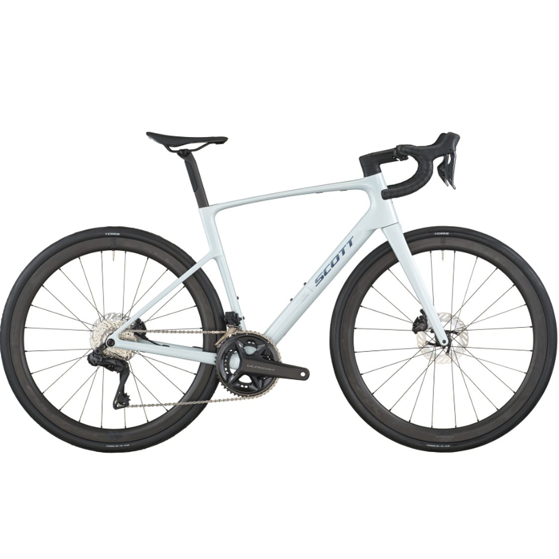 Bicicleta Scott Addict 20 Cumulus White Ultegra Di2 1