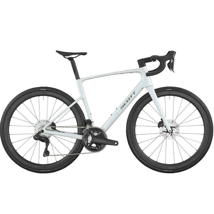 Bicicleta Scott Addict 20 Cumulus White Ultegra Di2 1