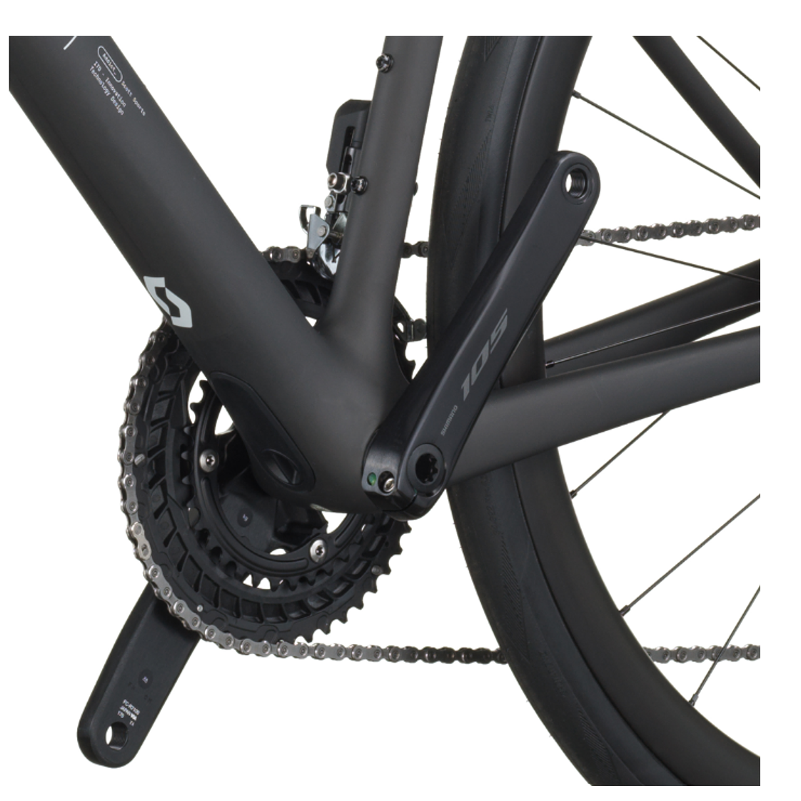 Bicicleta Scott Addict 30 Carbon Black 105 Di2 5