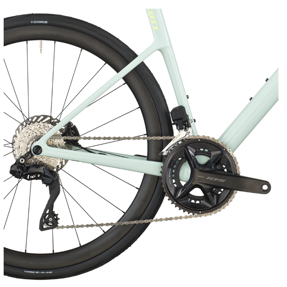 Bicicleta Scott Addict 30 Frozen Green 105 Di2 5