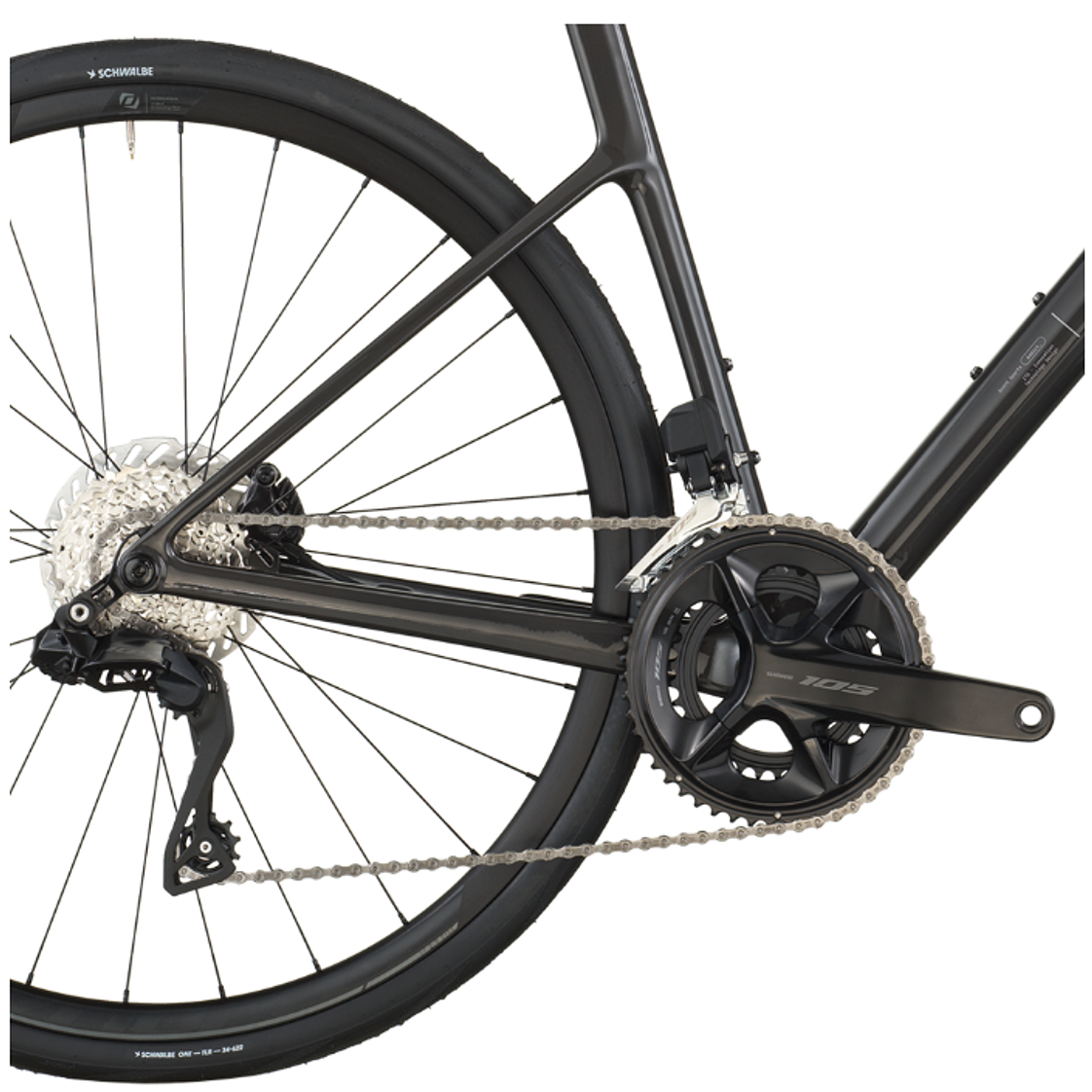 Bicicleta Scott Addict 40 Carbon Black 105 Di2 4