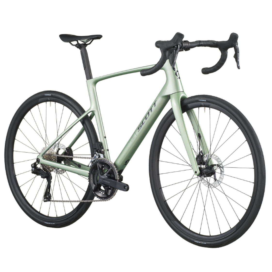 Bicicleta Scott Addict 40 Reseda Green 105 Di2 2