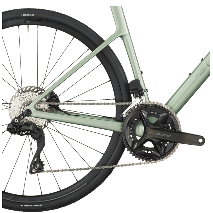 Bicicleta Scott Addict 40 Reseda Green 105 Di2 5