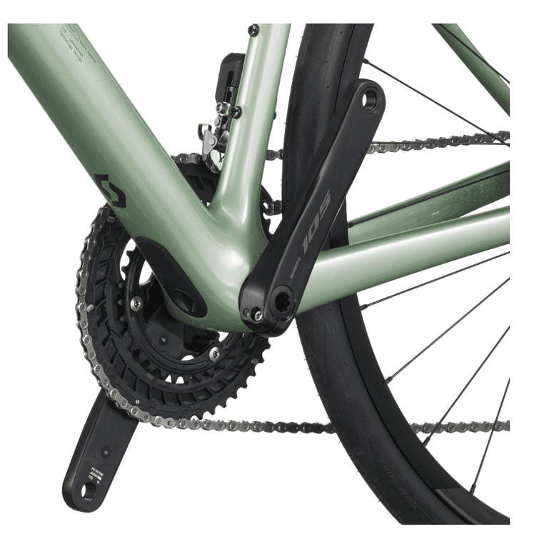 Bicicleta Scott Addict 40 Reseda Green 105 Di2 6