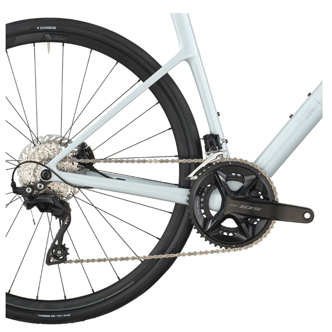 Bicicleta Scott Addict 50 Cumulus White 105 5