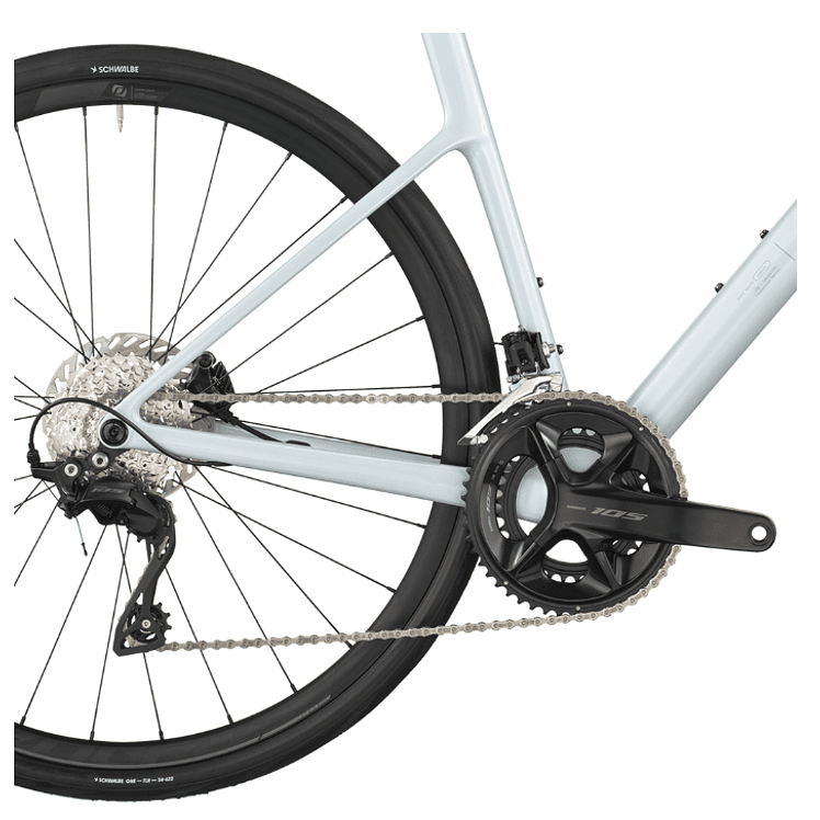 Bicicleta Scott Addict 50 Cumulus White 105 5