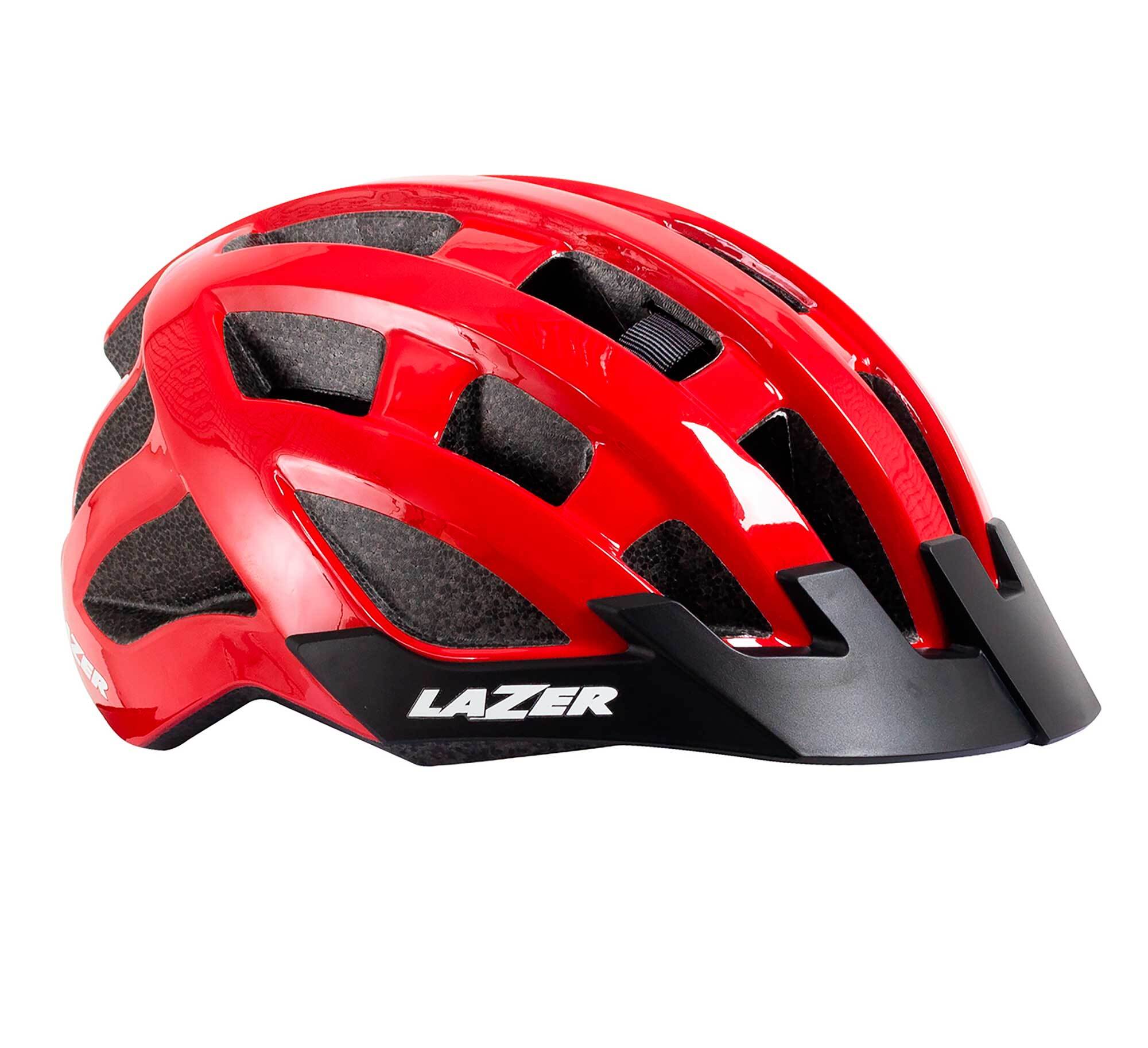 Casco De Ciclismo Lazer Compact Montaña Rojo