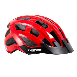 Casco De Ciclismo Lazer Compact Montaña Rojo
